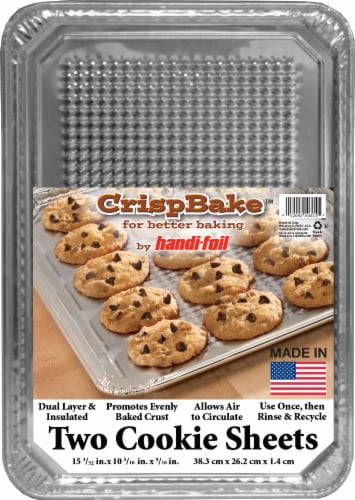 Handi-foil® CrispBake® Cookie Sheet - Silver, 2 pk / 15.1 x 10.3 in - Kroger