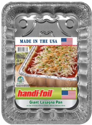 Handi-foil® Eco-Foil Giant Lasagna Pan Perspective: front