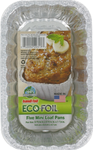 Hand-Foil Eco-Foil Mini Loaf Disposable Pan, 5 Pack - Dillons Food Stores