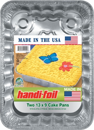 Handi-foil® Eco-Foil Cake Pans - 2 Pack Perspective: front