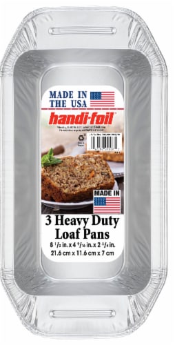 Handi-foil® Heavy Duty Loaf Pans - Silver Perspective: front