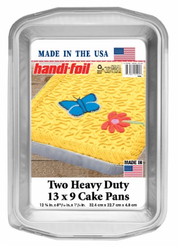 Handi-foil® Heavy Duty Cake Pans, 2 pk / 13 x 9 in - Baker's