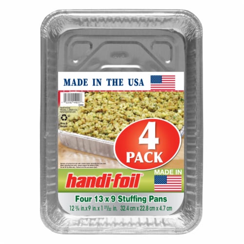 Handi-Foil Eco-Foil Thanksgiving Stuffing Pans - Shop Bakeware at