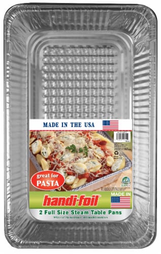 Handi-Foil® Full Size Steam Table Pans, 2 pk / 19.5 x 11.6 in - Foods Co.