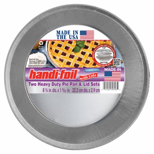 Handi-foil® Heavy Duty Pie Disposable Pan & Lid Sets