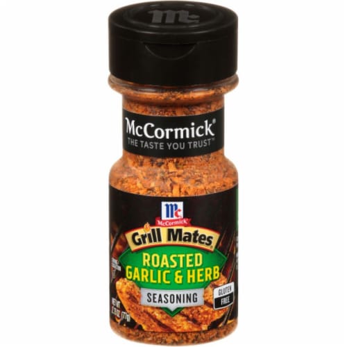 McCormick® Grill Mates® Roasted Garlic & Herb Seasoning Perspective: front