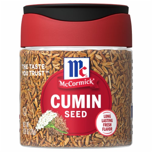 McCormick Cumin Seed Shaker Perspective: front
