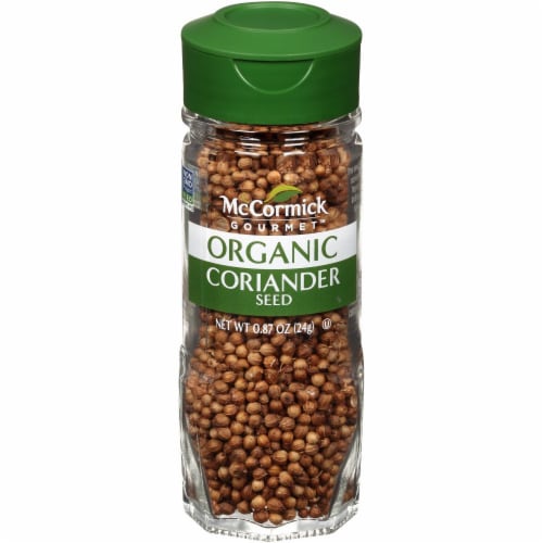 McCormick Gourmet Organic Coriander Seed Perspective: front