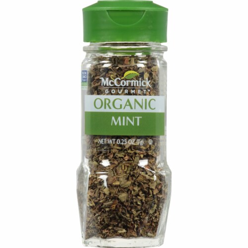 McCormick Gourmet Organic Mint Perspective: front