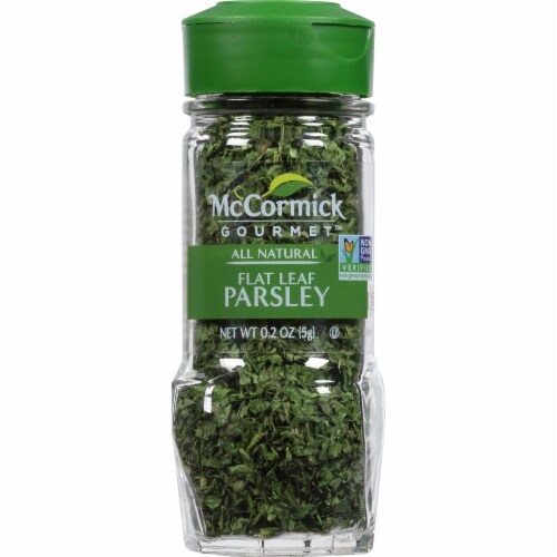 McCormick® Gourmet All Natural Flat Leaf Parsley Shaker Perspective: front