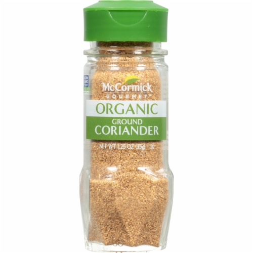 McCormick Gourmet Organic Ground Coriander Perspective: front