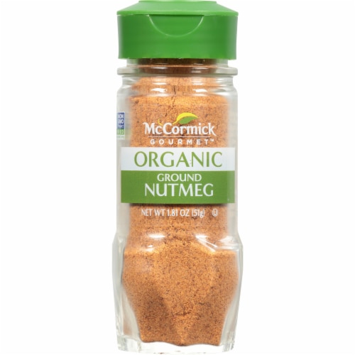 McCormick Gourmet™ Organic Ground Nutmeg Perspective: front