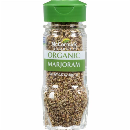 McCormick Gourmet Organic Marjoram Leaves Perspective: front