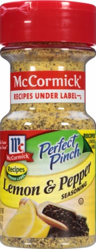 McCormick Perfect Pinch Lemon & Pepper Seasoning Shaker, 3.5 oz - Jay C  Food Stores