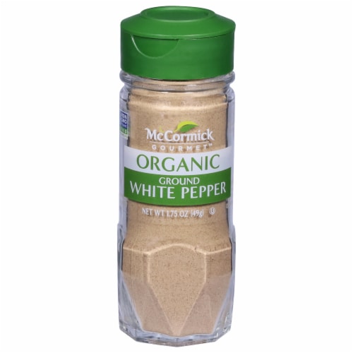 McCormick Gourmet™ Organic Ground White Pepper Perspective: front