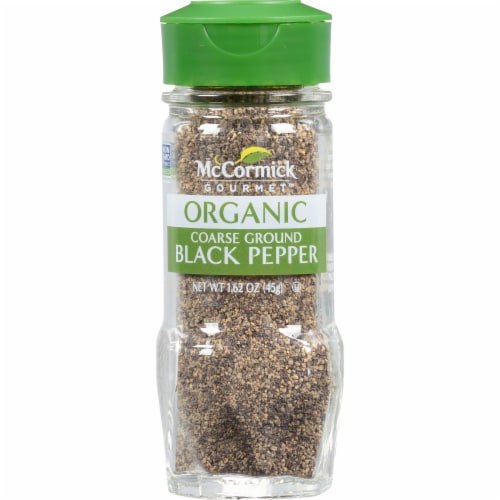 McCormick Gourmet™ Organic Coarse Ground Black Pepper Perspective: front