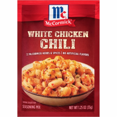 McCormick White Chicken Chili Seasoning Mix Perspective: front