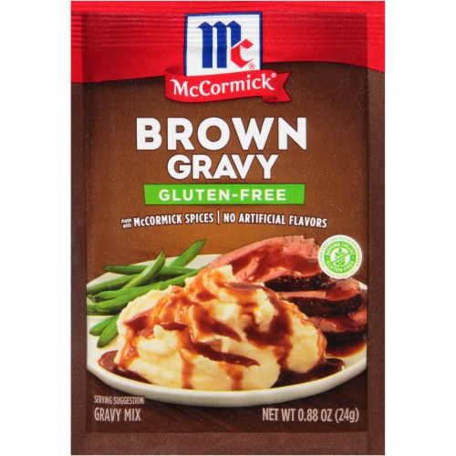 McCormick Gluten Free Brown Gravy Seasoning Mix Perspective: front