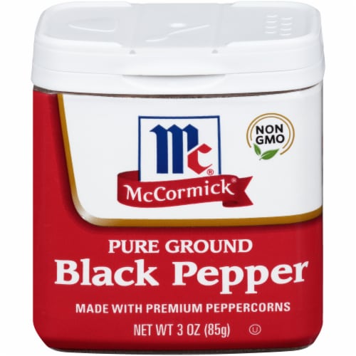 McCormick® Pure Ground Black Pepper Perspective: front