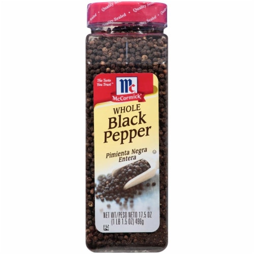 McCormick Black Peppercorn Grinder, 2.5 oz