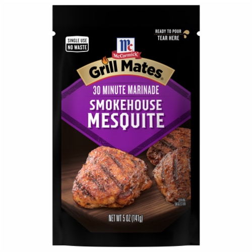 McCormick Grill Mates Smokehouse Mesquite 30 Minute Marinade Perspective: front