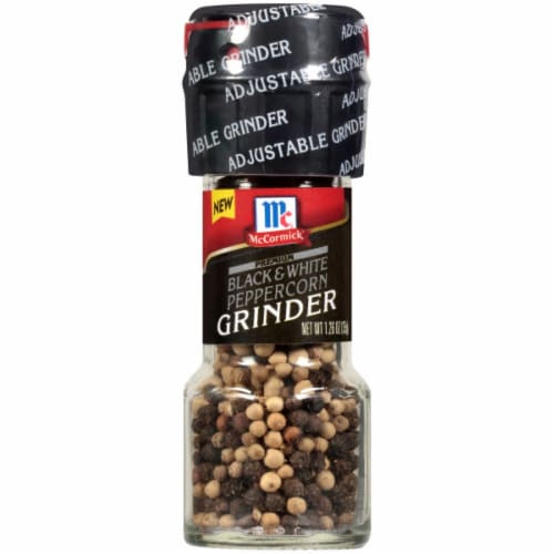 McCormick Premium Black & White Peppercorn Grinder Perspective: front