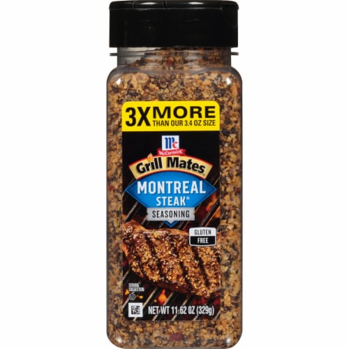McCormick Grill Mates Montreal Steak Seasoning Perspective: front