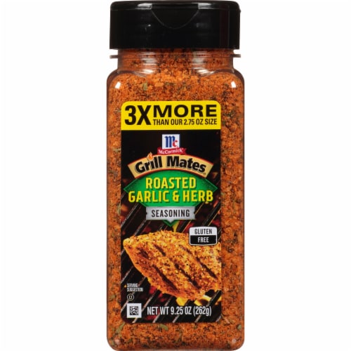 McCormick® Grill Mates® Roasted Garlic & Herb Seasoning Perspective: front