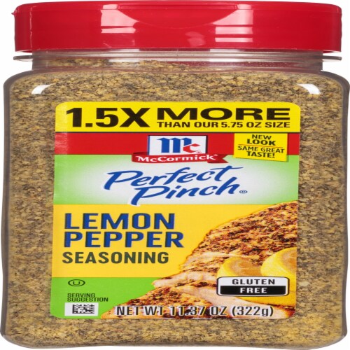 McCormick® Perfect Pinch® Lemon & Pepper Seasoning Perspective: front
