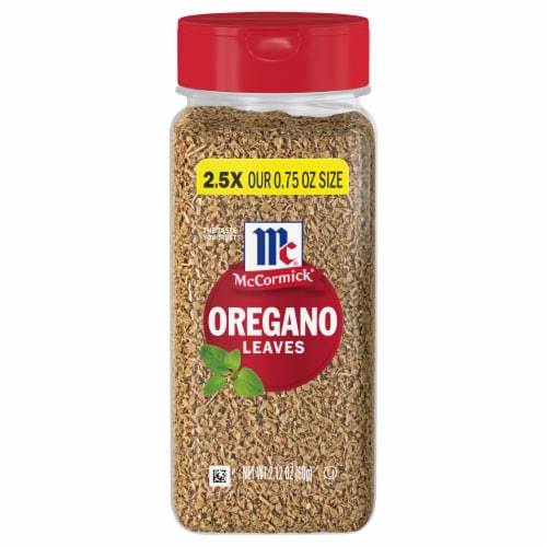 McCormick® Oregano Leaves Shaker Perspective: front