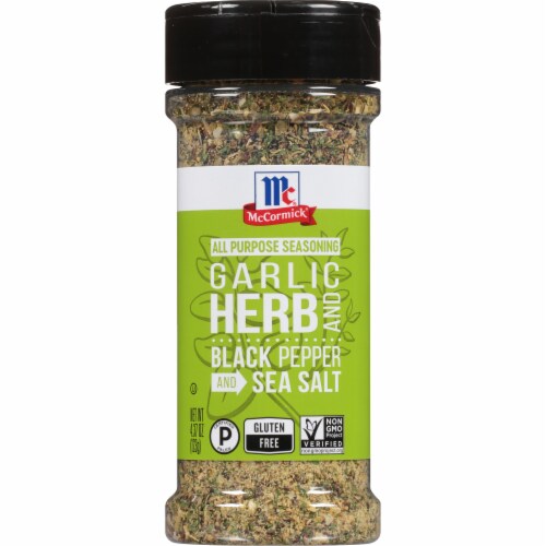 McCormick® Garlic Herb Black Pepper and Sea Salt All Purpose Seasoning Shaker