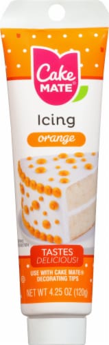 Cake Mate Orange Icing Perspective: front