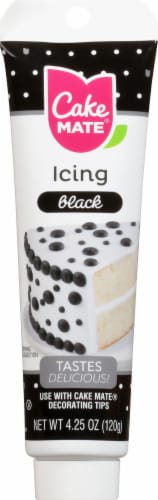 Cake Mate Black Decorating Icing Perspective: front