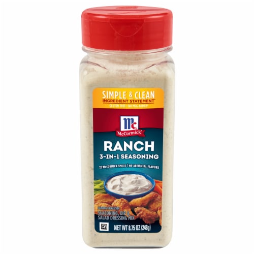 Mccormick Ranch Seasoning Mix Gluten Free 8.75 Oz Perspective: front