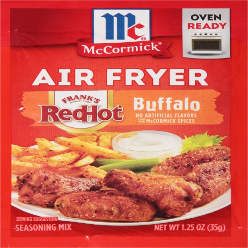 McCormick® Buffalo Air Fryer Seasoning Mix Perspective: front