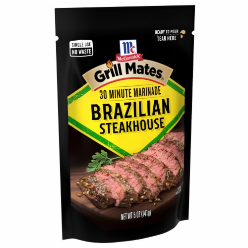 McCormick Grill Mates Brazilian Steakhouse Marinade Perspective: front