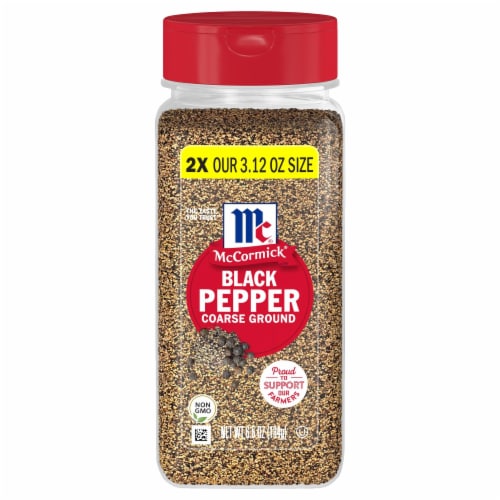 McCormick® Coarse Ground Black Pepper Perspective: front