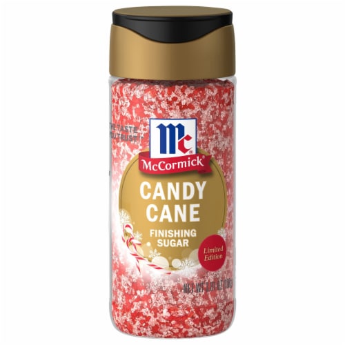 McCormick® Candy Cane Finishing Sugar Perspective: front