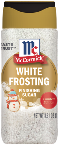McCormick® White Frosting Finishing Sugar Perspective: front