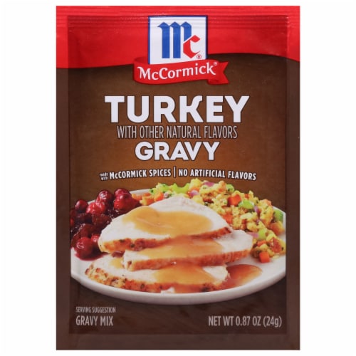 McCormick® Turkey Gravy Mix Perspective: front