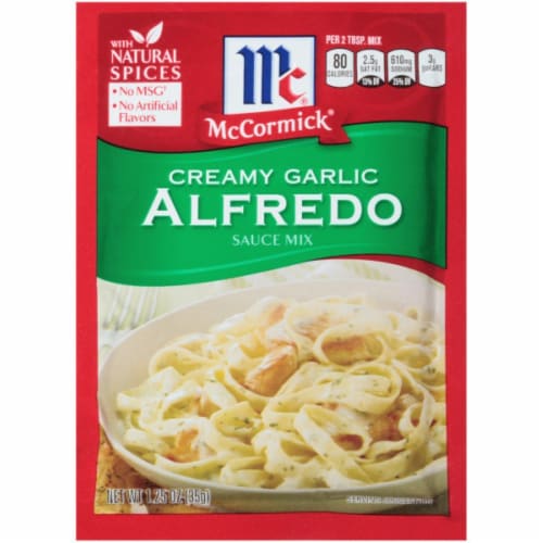 McCormick Creamy Garlic Alreado Sauce Mix 12 Count Perspective: front