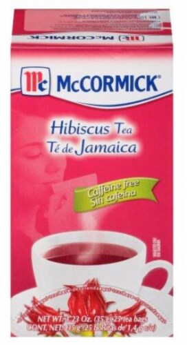 McCormick Caffeine Free Hibiscus Tea Perspective: front