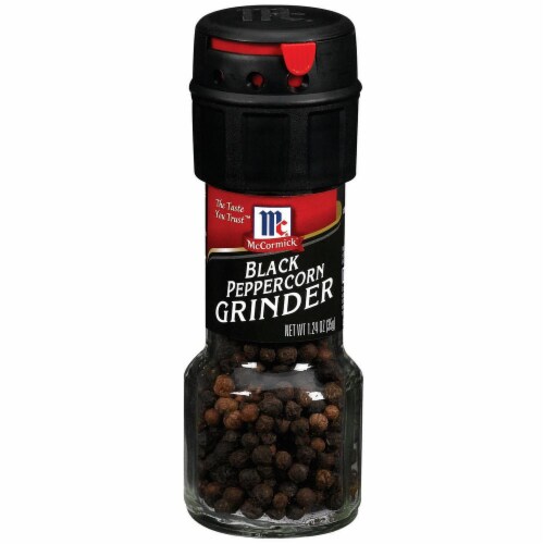 McCormick Black Peppercorn Grinder Perspective: front
