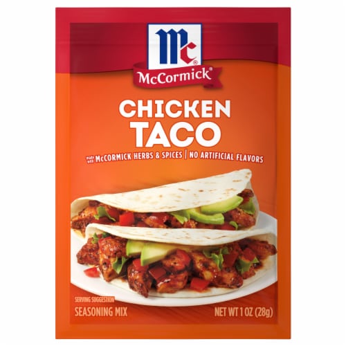 McCormick Chicken Taco Seasoning Mix Perspective: front