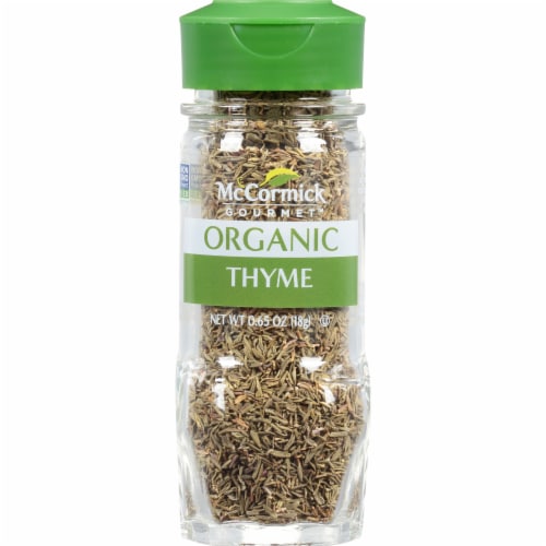 McCormick Gourmet Organic Thyme Leaves Perspective: front
