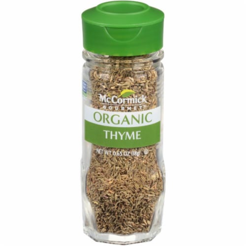 McCormick Gourmet Organic Thyme Leaves Perspective: front