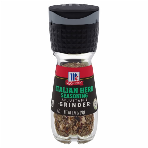McCormick Italian Herb Seasoning Grinder Perspective: front