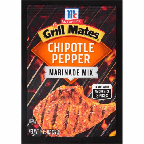 McCormick® Grill Mates® Chipotle Pepper Marinade Mix Perspective: front