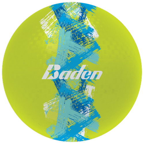 Baden Playground Ball - Yellow/Turquoise Perspective: front