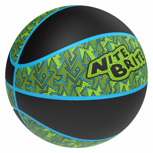 Baden Nite Brite Light Green Basketball Perspective: front